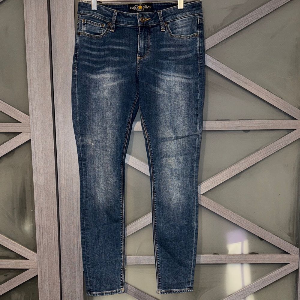 Lucky Brand Women's Lolita Dark Blue Skinny Jeans